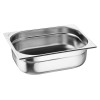 Nisbets Essentials Stainless Steel 1/2 Gastronorm Tray 100mm (3 Pack) Nisbets Essentials Stainless Steel 1/2 Gastronorm Tray 100mm (3 Pack)