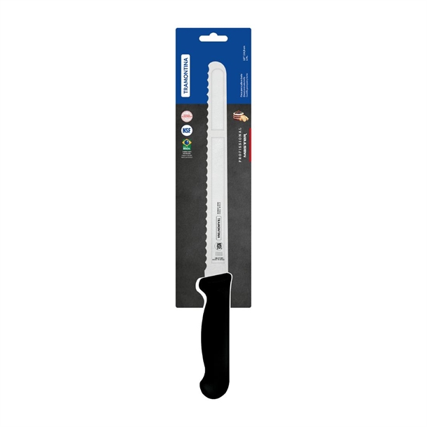 Tramontina Professional Master Black Bread Knife 250mm Tramontina Professional Master Black Bread Knife 250mm