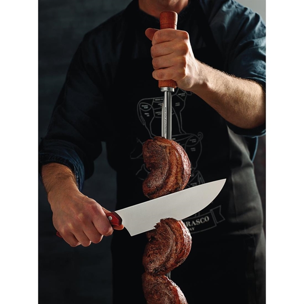 Tramontina Heavy Duty Stainless Steel Skewer Wood Handle 950mm Tramontina Heavy Duty Stainless Steel Skewer Wood Handle 950mm