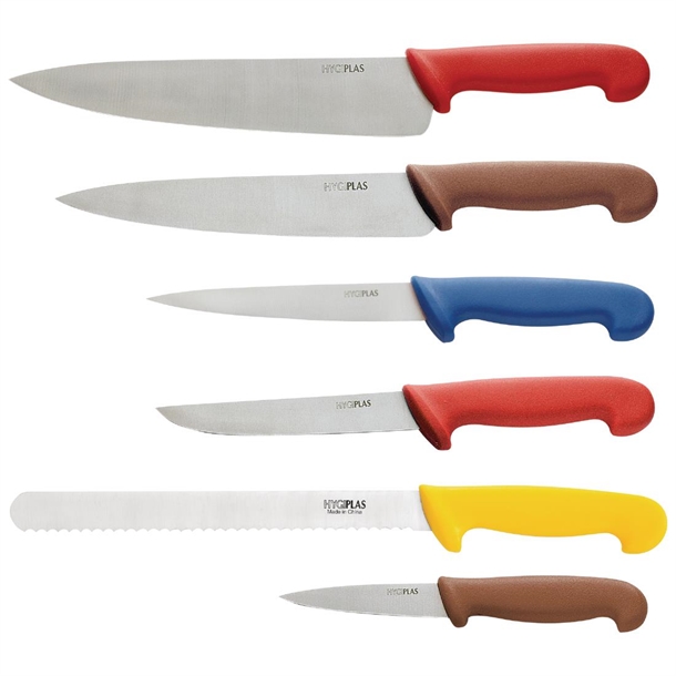 Hygiplas Colour Coded Chefs Knife Set