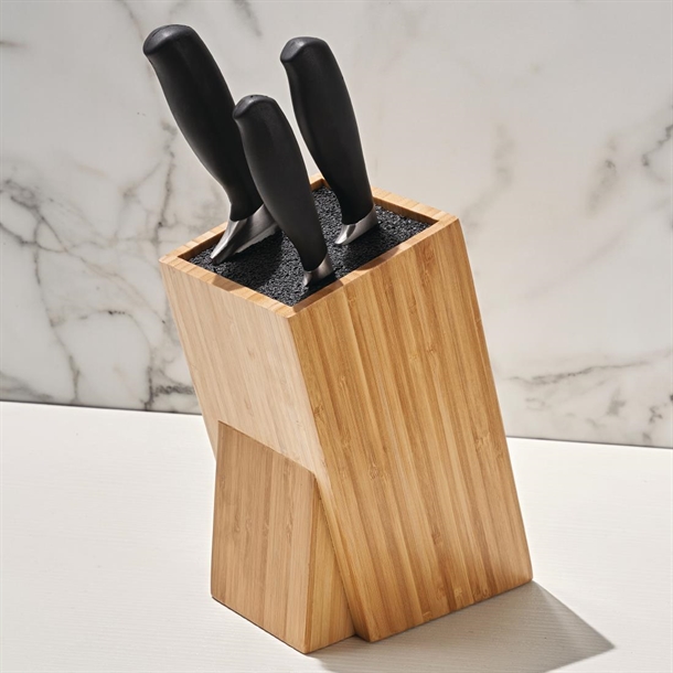 Vogue Prep Like a Pro 3-Piece Knife Set with Knife Block