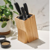 Vogue Prep Like a Pro 3-Piece Knife Set with Knife Block
