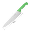 Hygiplas Chef Knife Green 250mm Hygiplas Chef Knife Green 250mm