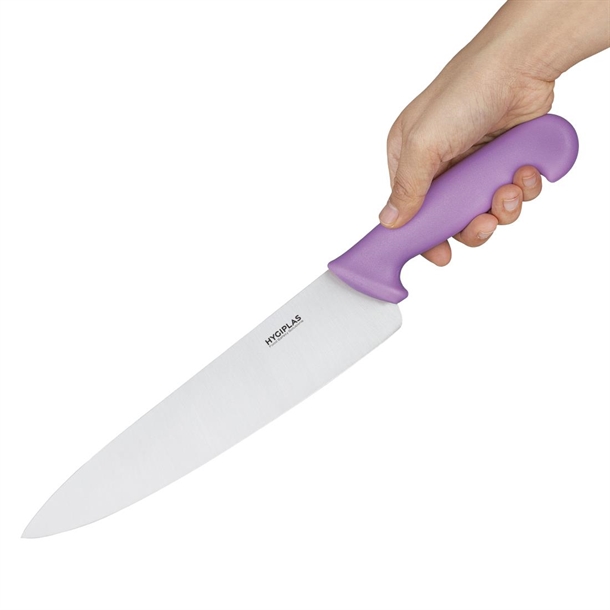 Hygiplas Cooks Knife Purple 250mm Hygiplas Cooks Knife Purple 250mm