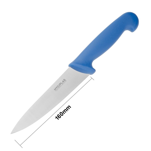 Hygiplas Cooks Knife Blue 166mm Hygiplas Cooks Knife Blue 166mm
