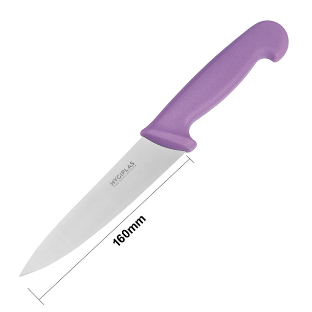 Hygiplas Cooks Knife Purple 160mm Hygiplas Cooks Knife Purple 160mm