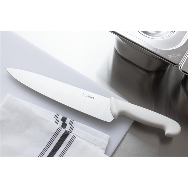 Hygiplas Chefs Knife White 250mm Hygiplas Chefs Knife White 250mm
