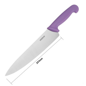 Hygiplas Cooks Knife Purple 250mm Hygiplas Cooks Knife Purple 250mm
