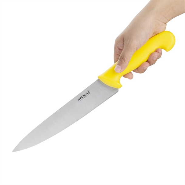 Hygiplas Chefs Knife Yellow 218mm Hygiplas Chefs Knife Yellow 218mm
