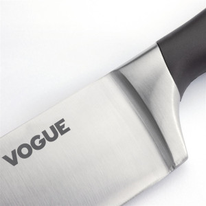 Vogue Soft Grip Chefs Knife Black 200mm Vogue Soft Grip Chefs Knife Black 200mm