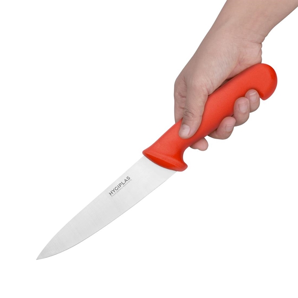 Hygiplas Chefs Knife Red 160mm