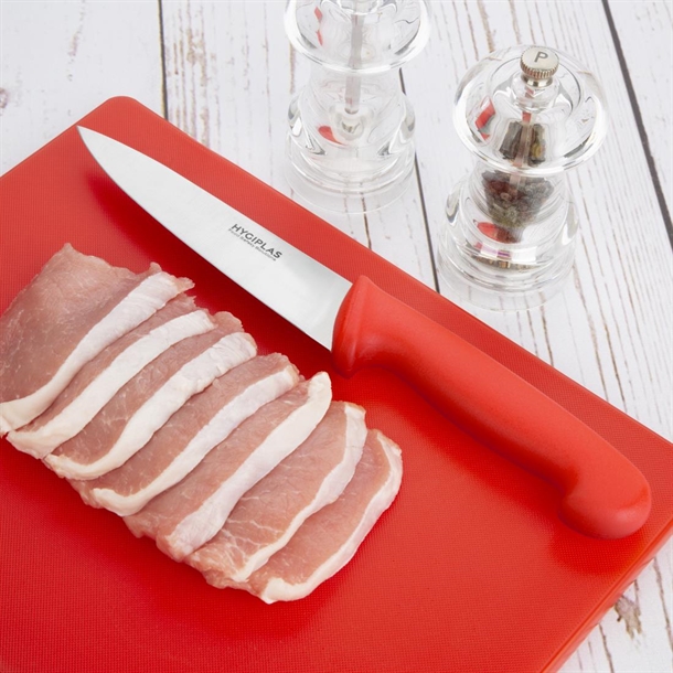 Hygiplas Chefs Knife Red 160mm