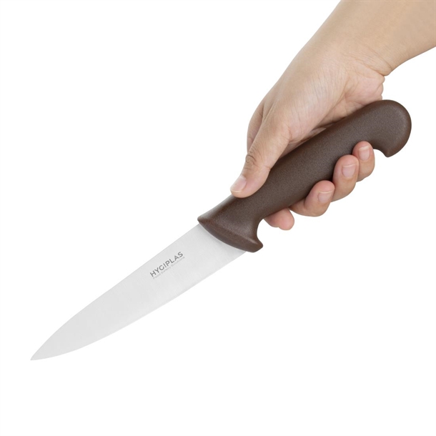 Hygiplas Cooks Knife Brown 160mm Hygiplas Cooks Knife Brown 160mm