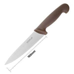 Hygiplas Cooks Knife Brown 160mm Hygiplas Cooks Knife Brown 160mm