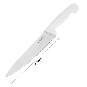 Hygiplas Cooks Knife White 218mm Hygiplas Cooks Knife White 218mm