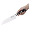 Vogue Tsuki Series 7 Santoku Knife Black 175mm