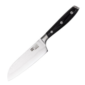 Vogue Tsuki Series 7 Santoku Knife Black 14.3cm