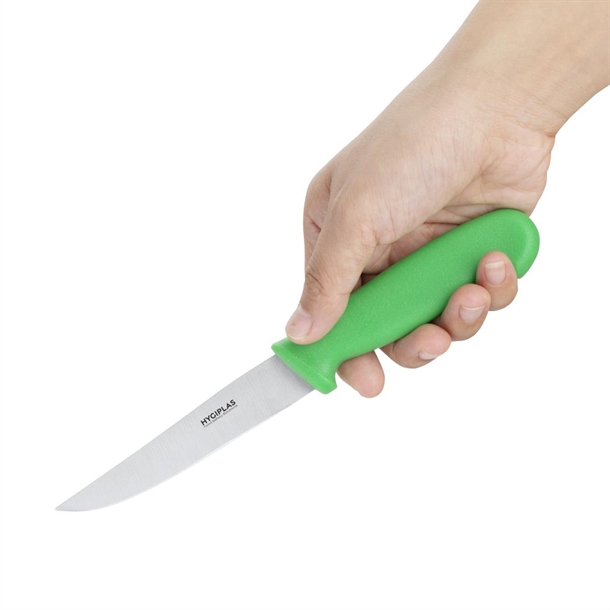 Hygiplas Vegetable Knife Green 105mm Hygiplas Vegetable Knife Green 105mm