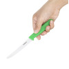 Hygiplas Serrated Tomato Knife Green 105mm Hygiplas Serrated Tomato Knife Green 105mm