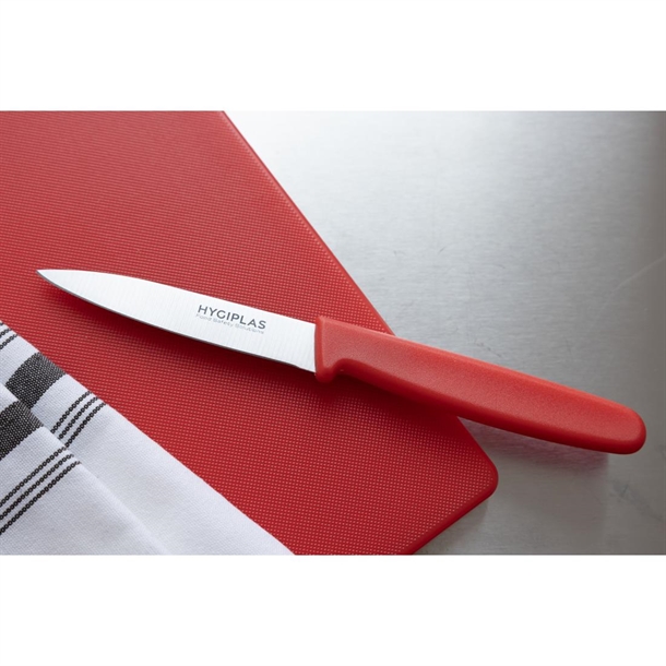 Hygiplas Paring Knife Red 85mm Hygiplas Paring Knife Red 85mm