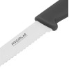 Hygiplas Serrated Tomato Knife Black 105mm