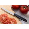 Hygiplas Serrated Tomato Knife Black 105mm