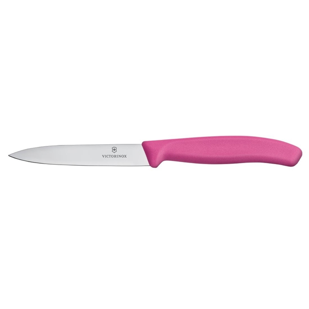 Victorinox Pointed Paring Knife Pink 100mm Victorinox Pointed Paring Knife Pink 100mm