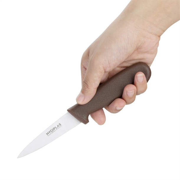 Hygiplas Paring Knife Brown 83mm Hygiplas Paring Knife Brown 83mm