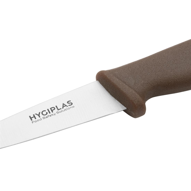 Hygiplas Paring Knife Brown 83mm Hygiplas Paring Knife Brown 83mm