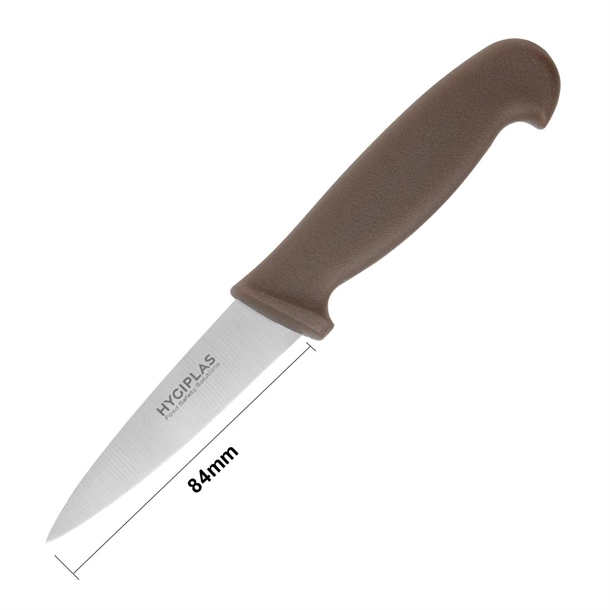 Hygiplas Paring Knife Brown 83mm Hygiplas Paring Knife Brown 83mm