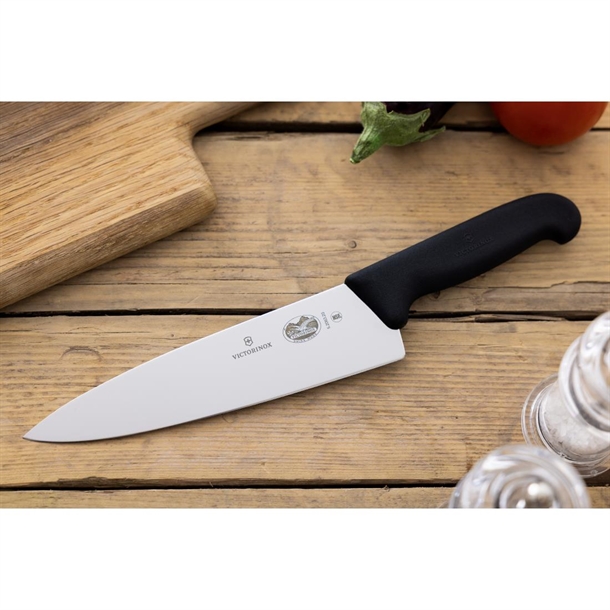 Victorinox Wide Blade Chefs Knife Black 203mm Victorinox Wide Blade Chefs Knife Black 203mm
