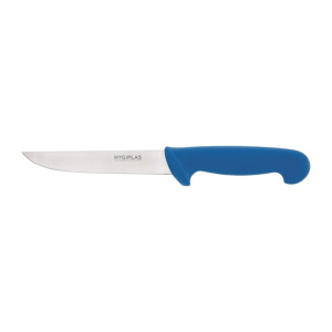 Hygiplas Stiff Blade Boning Knife Blue 150mm