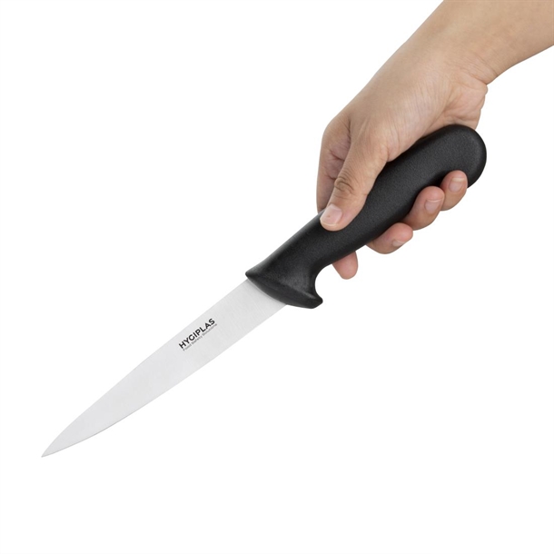 Hygiplas Fillet Knife Black 160mm Hygiplas Fillet Knife Black 160mm
