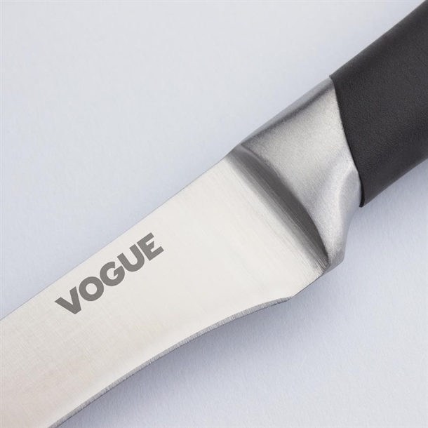 Vogue Soft Grip Boning Knife Black 128mm Vogue Soft Grip Boning Knife Black 128mm