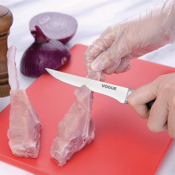 Vogue Soft Grip Boning Knife Black 128mm Vogue Soft Grip Boning Knife Black 128mm