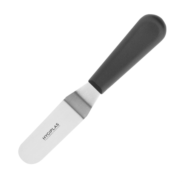 Hygiplas Palette Knife Angled Blade Black 100mm