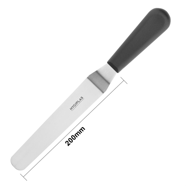 Hygiplas Palette Knife Angled Blade Black 100mm