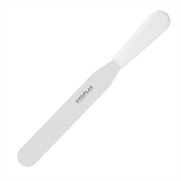 Hygiplas Straight Blade Palette Knife White 200mm Hygiplas Straight Blade Palette Knife White 200mm