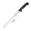 Hygiplas Serrated Slicer Black Knife 250mm