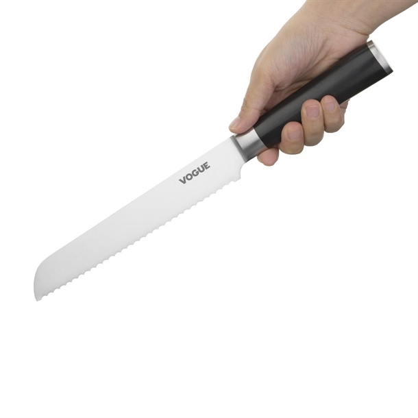 Vogue Bistro Bread Knife Black 205mm Vogue Bistro Bread Knife Black 205mm