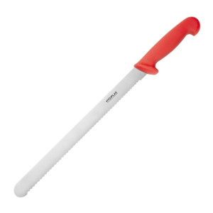 Hygiplas Slicer Serrated Red Knife 305mm