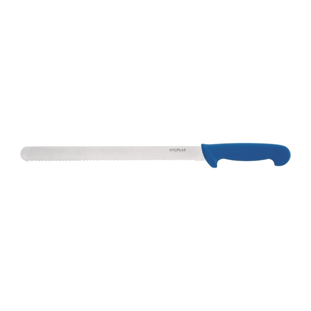 Hygiplas Serrated Slicer Blue 305mm Hygiplas Serrated Slicer Blue 305mm