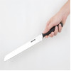 Vogue Soft Grip Bread Knife Black 200mm Vogue Soft Grip Bread Knife Black 200mm