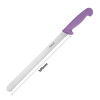 Hygiplas Slicer Serrated Purple Knife 305mm