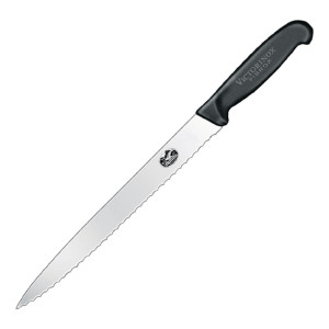 Victorinox Narrow Serrated Blade Slicer Knife - 254mm