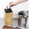 Vogue Wooden Universal Knife Block