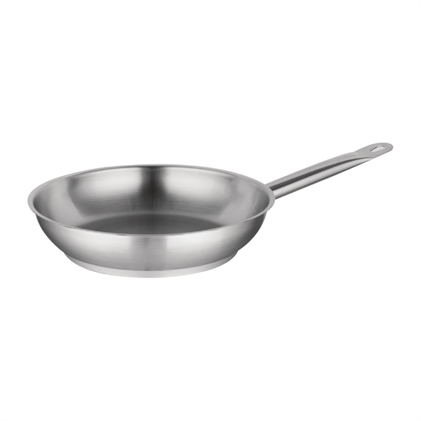 Vogue Stainless Steel Frying Pan 240mm Vogue Stainless Steel Frying Pan 240mm