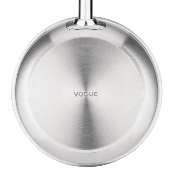 Vogue Stainless Steel Frying Pan 240mm Vogue Stainless Steel Frying Pan 240mm