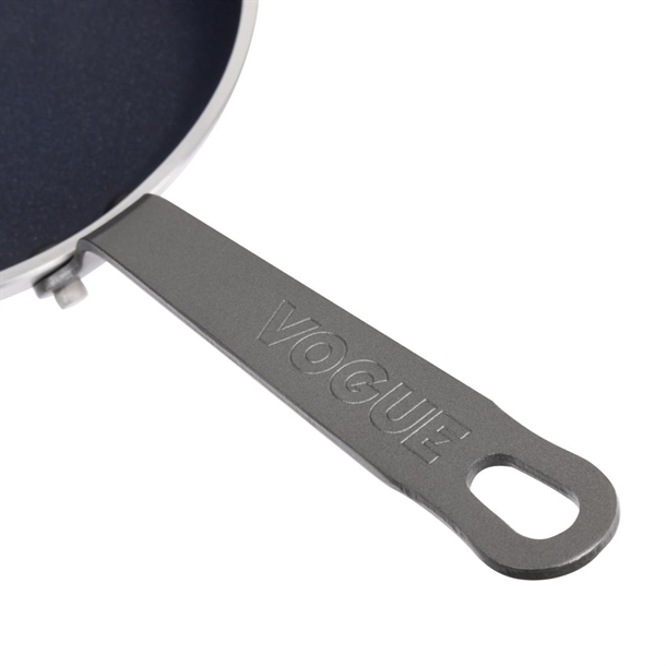 Vogue Aluminium Non-Stick Teflon Blinis Pan 150mm