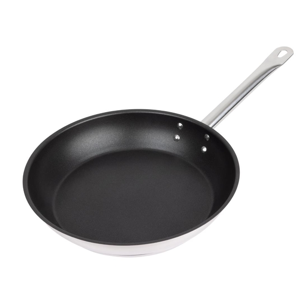 Vogue Stainless Steel Non-Stick Teflon Platinum Plus Frying Pan 280mm Vogue Stainless Steel Non-Stick Teflon Platinum Plus Frying Pan 280mm